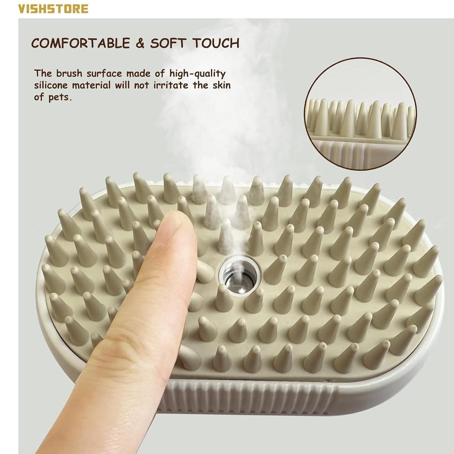 Pet Spa Steam Brush