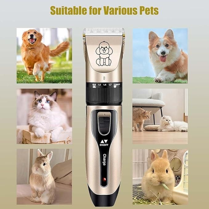 Professional Pet Grooming Kit – Dog & Cat Hair Trimmer Set
