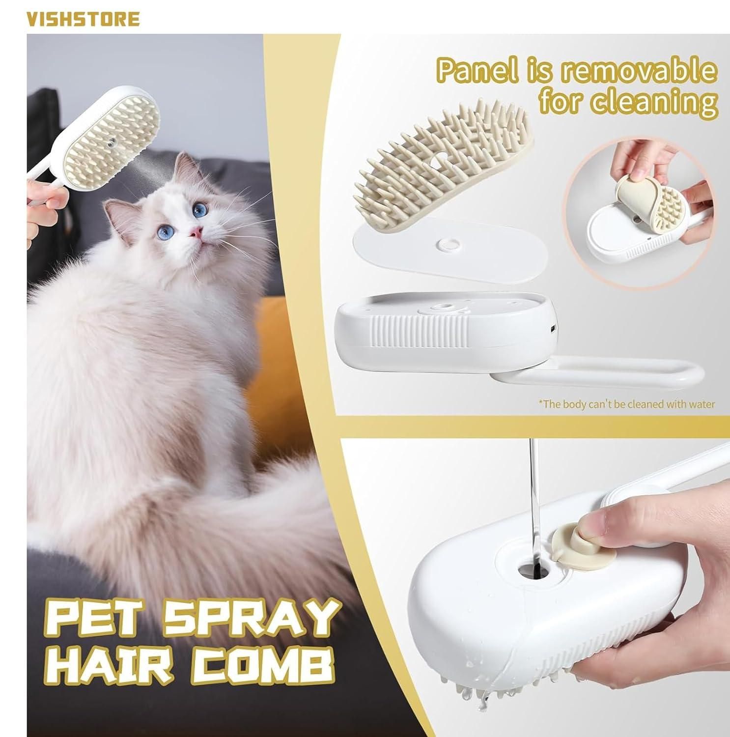 Pet Spa Steam Brush